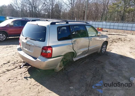 2005 Toyota Highlander V6 z USA, uszkodzony, nr VIN JTEDP21AX50043909